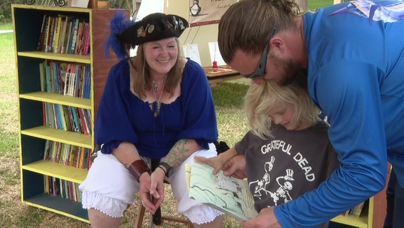 Krewe of Scarlett Fortuna on a mission to spread the joy of reading across Tampa Bay