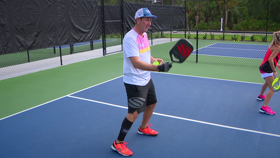 Sarasota pickleball player back on home court after playing in more than 40 states