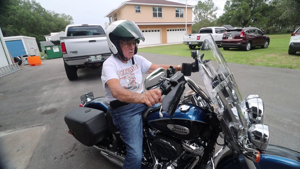 Air Force veteran’s passion for Harley-Davidson motorcycles still going strong at 90 and a half years old