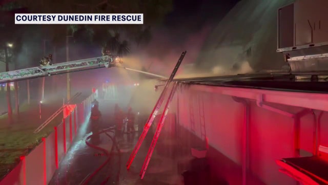 Coastal Christian Church holds Sunday Service outside after fire damages building