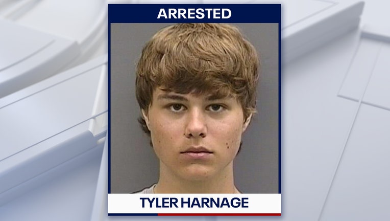 Tyler Harnage mugshot courtesy of the Hillsborough County Sheriff's Office.