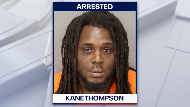 Kane Thompson mugshot courtesy of the Pinellas County Sheriff's Office.