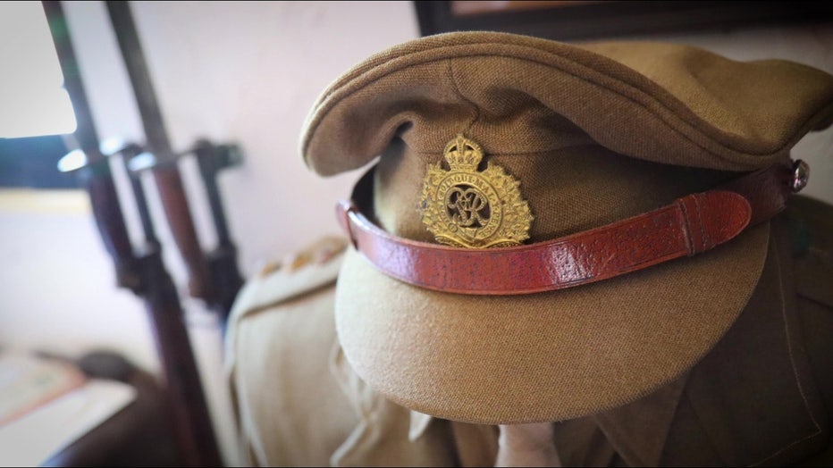 File: Hat from war