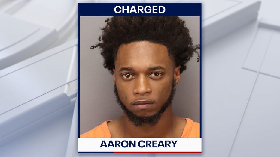 Aaron Creary was charged with aggravated manslaughter of a child and violation of probation.