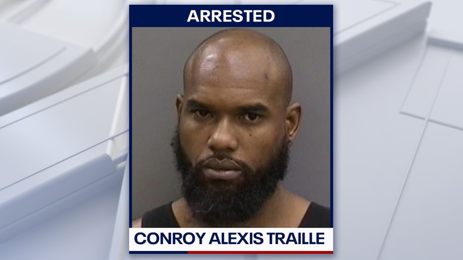 Conroy Alexis Traille mugshot courtesy of the Hillsborough County Sheriff's Office.