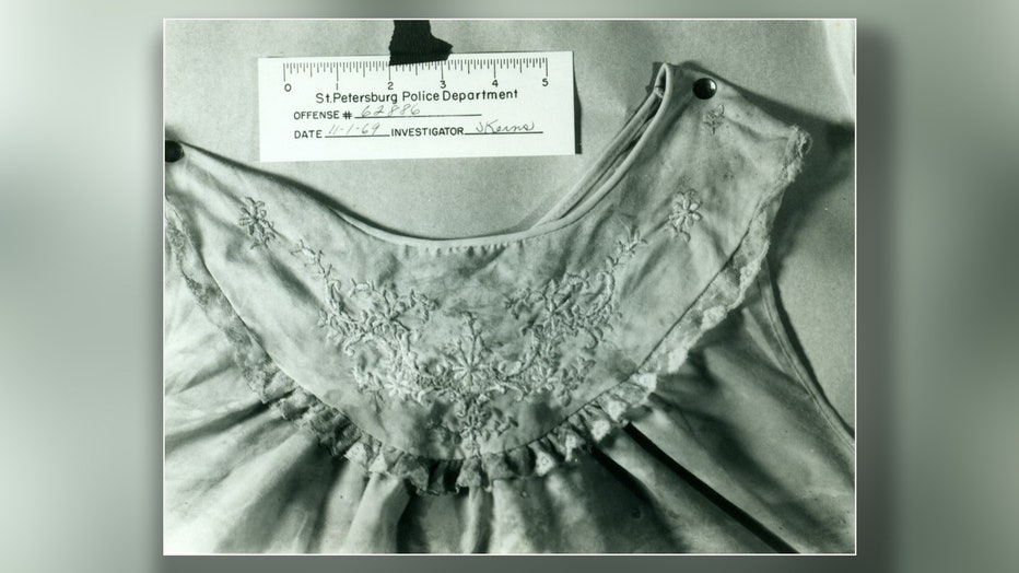 Clothing worn by 'the trunk lady'. Courtesy St. Petersburg Police Department. 