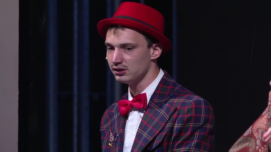 Matt Tomiano acts in 'Annie' 