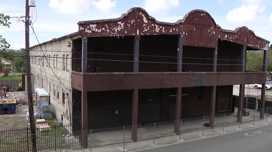 File: The Sanchez y Haya building is being brought back to life.