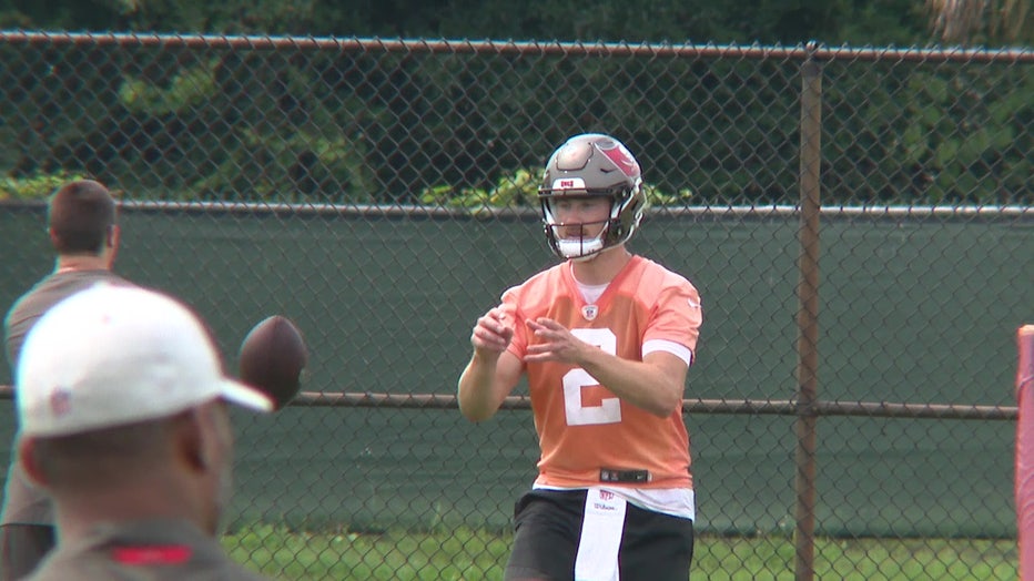 Bucs QB Kyle Trask is leaner and ready to run