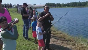 Sheriff Grady Judd takes 150 kids fishing