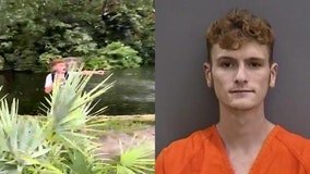 Man accused of jumping into Busch Gardens alligator enclosure arrested