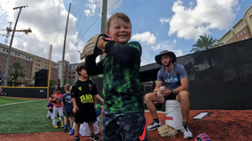 Tampa Bay Little Leaguers cheer on Gators players with Tampa Bay roots