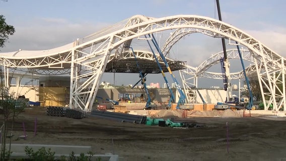 The Sound undergoes sound check ahead of grand opening