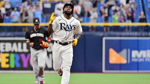 Randy Arozarena hits leadoff homer in 9th, Rays beat Twins 2-1