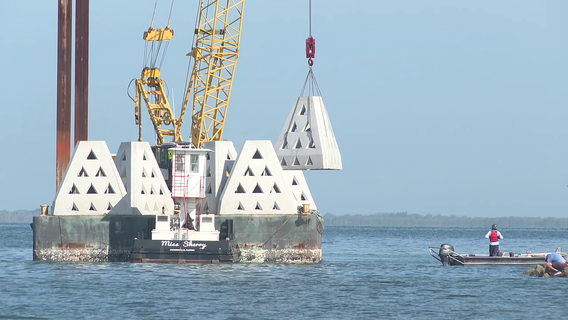 New Wave Attenuation Devices to be installed near Skyway Fishing Pier to help prevent erosion