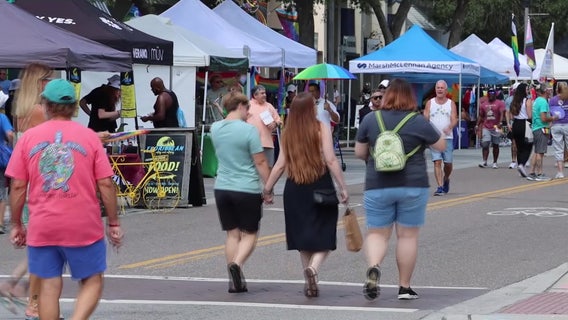 Pride weekend brings people from around the country to St. Pete