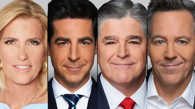 Fox News announces new primetime lineup with Laura Ingraham, Jesse Watters, Sean Hannity, and Greg Gutfeld