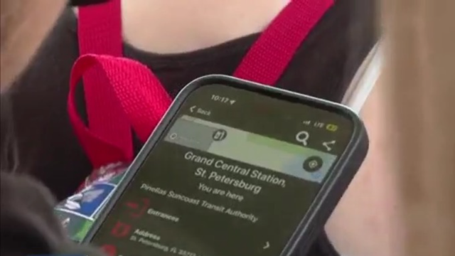 Pinellas students test out app aimed at helping those with visual impairments navigate public transportation