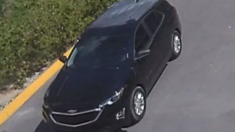 The unknown suspects appeared to flee in a 2021 black Chevy Equinox.