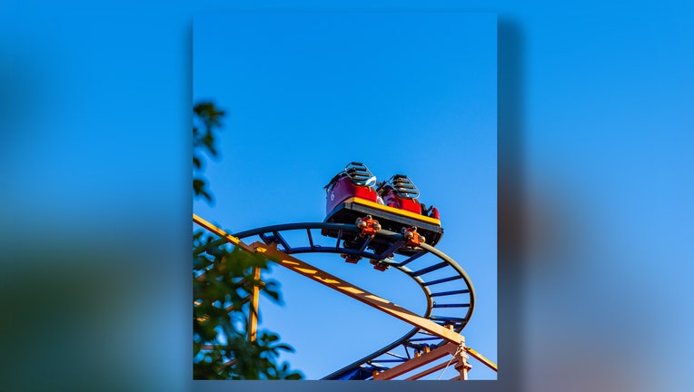SandSerpent roller coaster courtesy of Busch Gardens.