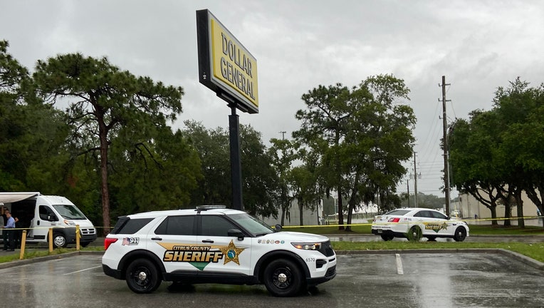 Exterior of Crystal River Dollar General. Image is courtesy of the Citrus County Sheriff's Office. 