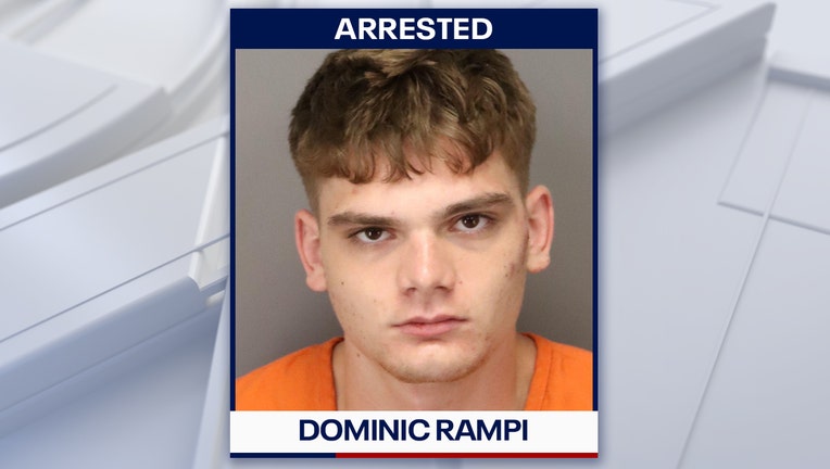 Dominic Rampi mugshot courtesy of the Pinellas County Sheriff's Office. 