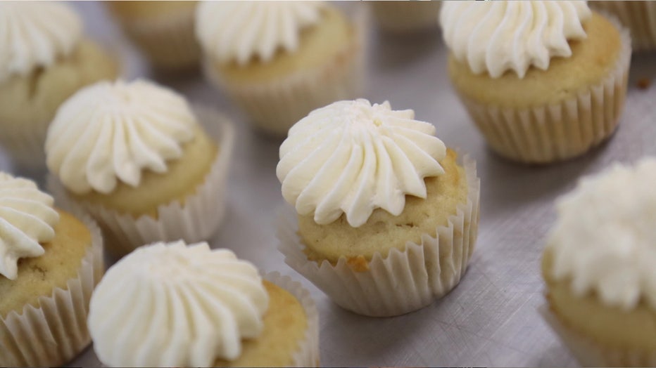 Mike and Mike’s Desserts' cupcakes are missing three ingredients so people with allergies can enjoy them. 