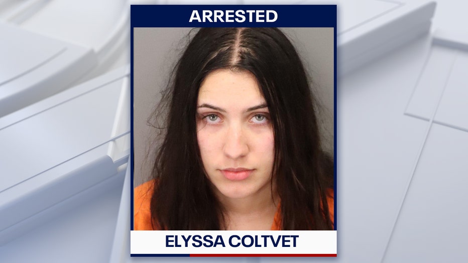 Elyssa Coltvet mugshot courtesy of the Pinellas County Sheriff's Office. 