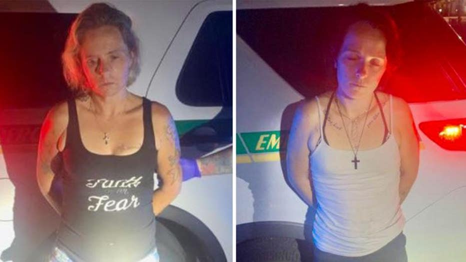 Michell Cannon and her daughter Jazmine Cannon were arrested in Florida on drug charges. (Brevard County Sheriff's Office)