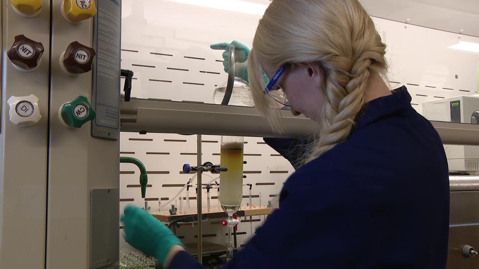 A scientist in a Psilera lab. 