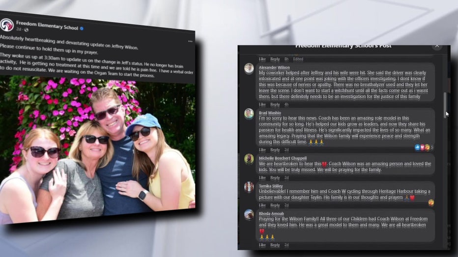 Social media tributes poured in following the deadly crash.