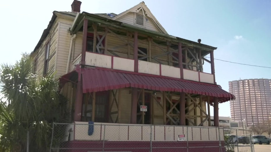 The Jackson House is in need of repair.