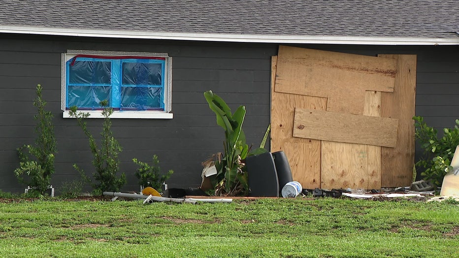 Officials say dos Santos Vasconcelos was killed after a vehicle crashed into this Lakeland home. 