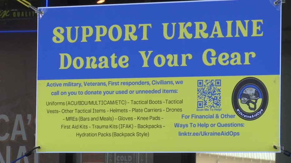 Ukraine Aid Operations has received five million dollars in donated funds.