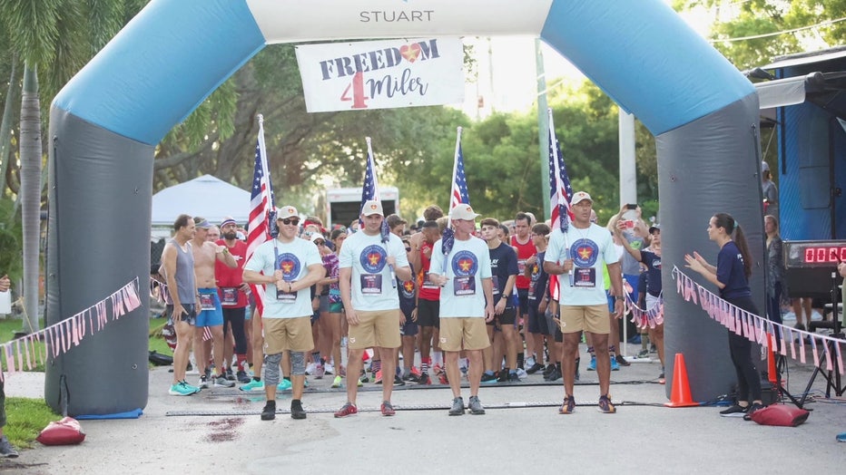 Freedom 4 Miler was started in Tequesta, Florida.