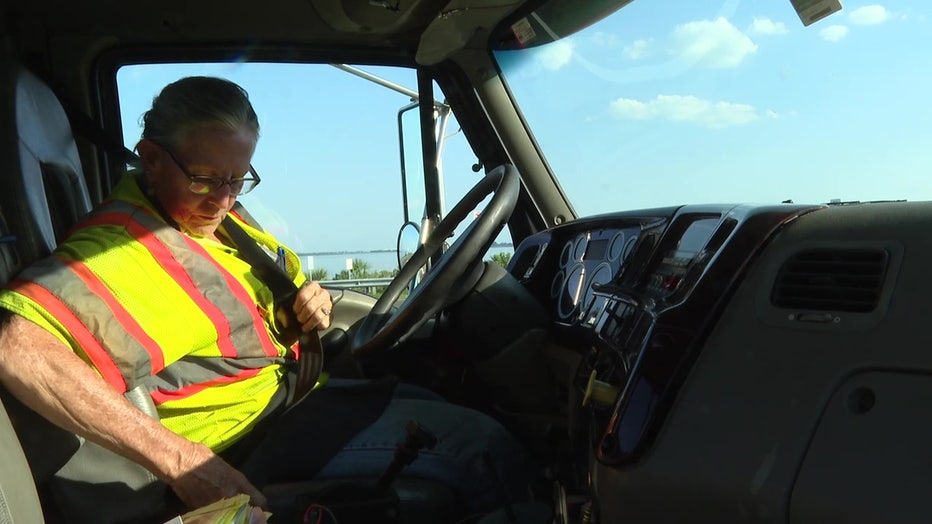 Ginger Darling wants drivers to be more safe on the road and follow the "move over" laws.