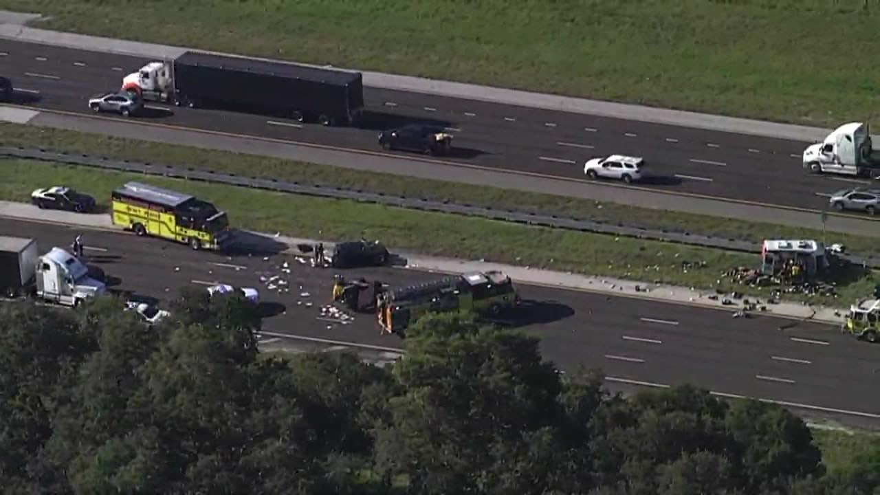 FHP: 1 Killed In Multi-vehicle Crash That Snarled Traffic On I-4 For ...