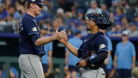 Siri homers twice in opener, Raley gets key hit in nightcap, Rays sweep Royals in doubleheader
