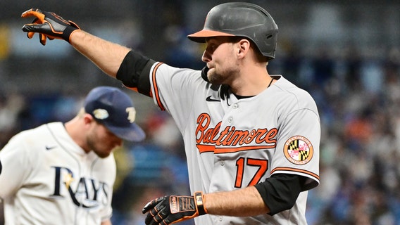Colton Cowser hits 10th-inning sacrifice fly as Baltimore Orioles top Tampa Bay Rays 4-3
