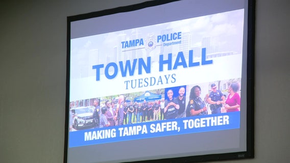 Tampa police hold first town hall style forum as part of crime-prevention efforts