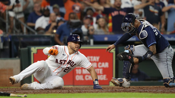 Peña has career-high 4 RBIs as Astros beat Rays 17-4