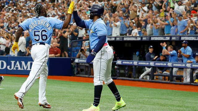 Paredes and Díaz homer as Rays stop seven-game skid with win over Braves