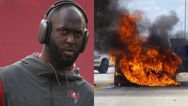 Former Buc Leonard Fournette accused of speeding, racing motorcycle when vehicle caught fire on I-275: report