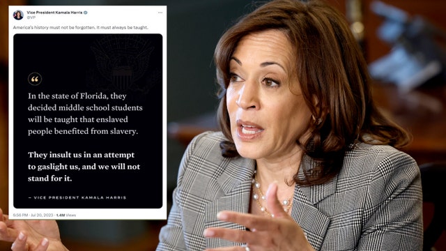 V.P. Harris to speak out against Florida’s Black history curriculum during visit to Sunshine State