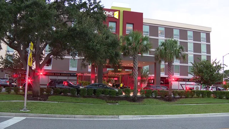 Home2 Suites Extended Stay Hotel in Largo had to be evacuated on Monday morning.