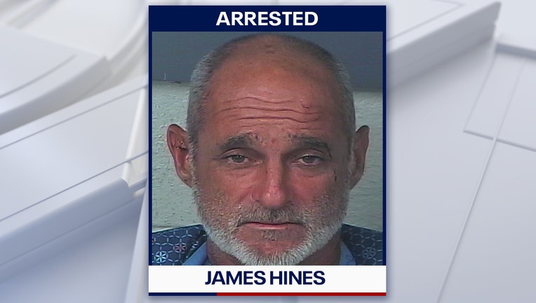 Mugshot of James Hines courtesy of the Hernando County Sheriff's Office. 