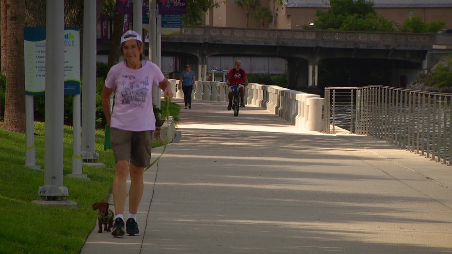 Some pet owners are concerned about speeder on the Riverwalk.