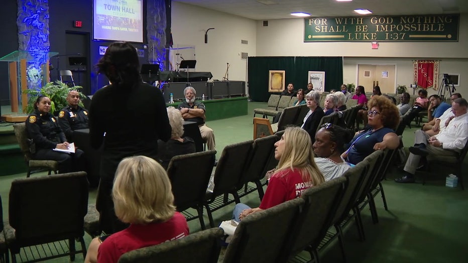 TPD's first Town Hall Tuesday was in the Grant Park neighborhood.