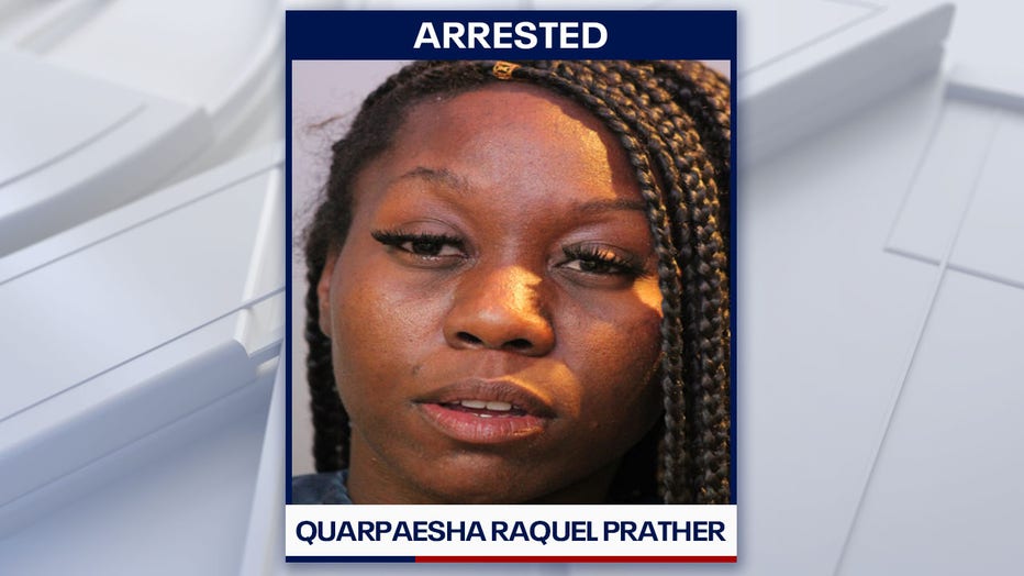 Quarpaesha Raquel Prather was arrested after the crash. Courtesy: Florida Highway Patrol