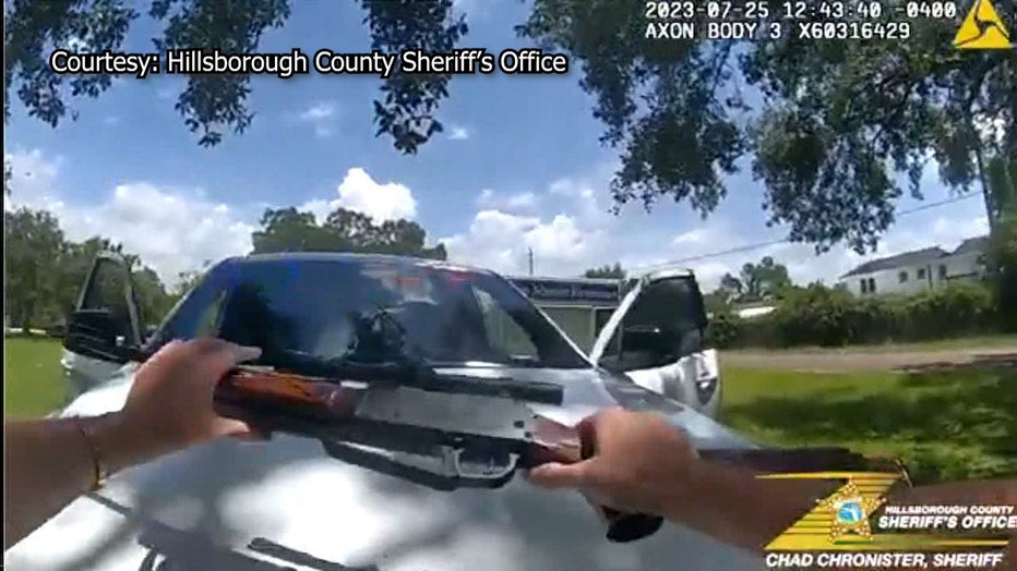 The teens were found near the school drop-off area.